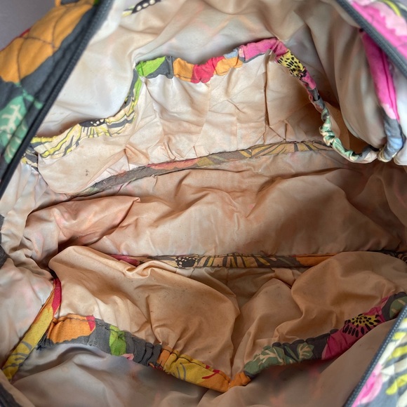 Vera Bradley Jazzy Blooms Large Cosmetic Bag - Picture 3 of 3